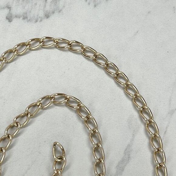 Skinny Gold Tone Dainty Chain Link Belt XS/S ✨ - Picture 9 of 9